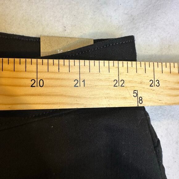 NWT Madewell jeans 9" mid rise skinny black 37 button fly grunge goth emo crop - Picture 8 of 16